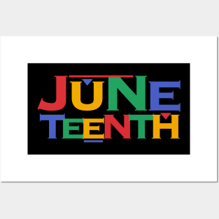 June Teenth Logo Posters and Art